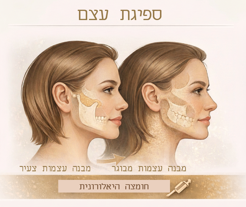 תמיכת עצמות: מבנה עצמות צעיר לעומת מבוגר